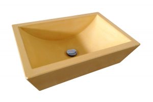 Lavello Maui in Cemento Giallo