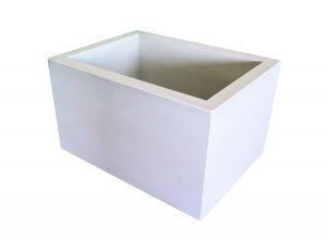 Lavello su misura in Cemento Bianco